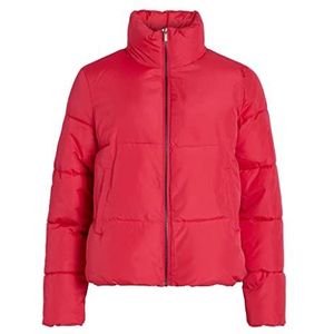 Vila Vrouwen Vitate L/S Short Buffer Jacket NOOS Jacket, Fandango Pink, 34, Fandango pink., 34