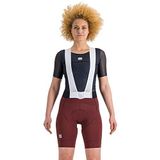 Sportful Bfp W Bibs Shorts voor dames, rode wijn, L