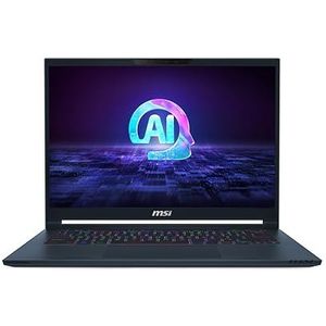MSI Stealth 14 AI Studio A1VFG-004FR Intel Core Ultra 9 185H Laptop 35,6 cm (14") 2.8K 32 GB DDR5-SDRAM 1 TB SSD NVIDIA GeForce RTX 4060 Wi-Fi 7 (802.11be) Windows 11 Home Advanced Blauw