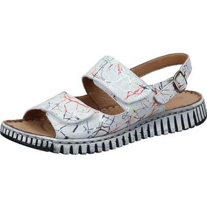 Manitu Damessandalen 910271-00, 39 EU, Meerkleurig, 39 EU