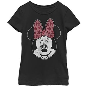 Disney Minnie Inverse T-shirt voor meisjes, zwart, M