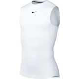 Nike FB7914-100 M NP DF Top SL Tight Longshirt Heren White/Black Maat 2XL