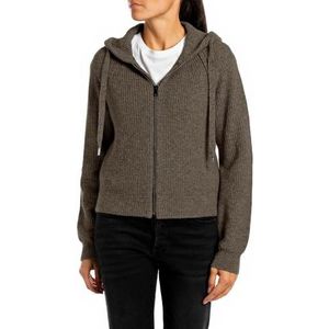 Replay Gebreide damesjas, 759 Mud Green, XS