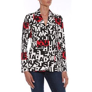 Love Moschino dames blazer, let.ner-bco-ros, 36 NL