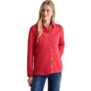 Cecil - Denim Overshirt - Oranje - Katoenmix