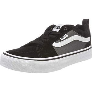 Vans Filmore Suede/Canvas Sneakers voor heren, Zwart suède canvas Black Pewter Ug7, 34 EU