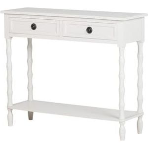 Adda Home console, grenenhout/multiplex, beige, 90 x 30 x 75 cm