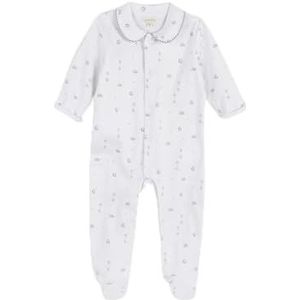 Gocco Lange bedrukte pyjama voor baby's, watergroen, 9/12 maanden, Water Groen, 9-12 Maanden