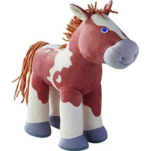 HABA 305465 - Fohlen Luna, knuffeldier paard en poppenaccessoires voor HABA stoffen poppen, 25 cm, speelgoed vanaf 18 maanden