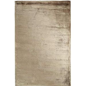 Benuta Vloerkleed Dolce Viscose bruin 120x180 cm | tapijt voor woon- en slaapkamer