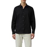 s.Oliver RED LABEL - Linnen Overhemd - Effen - Regular Fit - Lange Mouwen - Sportmanchetten