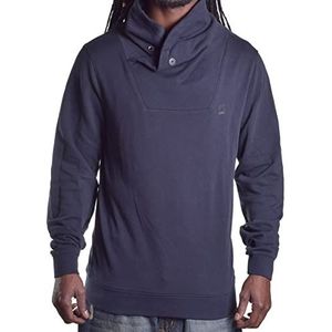 G-STAR RAW Heren Mill Aero Sweatshirt met lange mouwen in Range Sweat, Mazarine Blauw, L