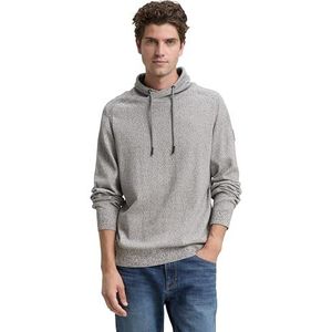TOM TAILOR - Trui - Wit Gemêleerd - Knitwear - Lange Mouw