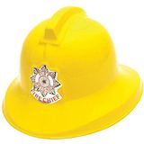 Bristol Novelty BH079 Brandweerman Helm Topper, Heren, Geel, One Size