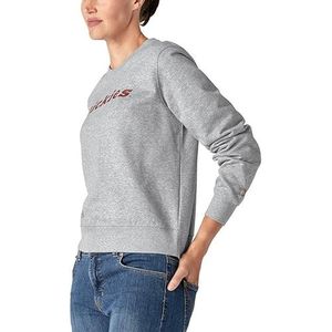 Dickies Dames W Hw Wordmark Fleece Jacket, Heather Grey, S, Hei Grijs, S