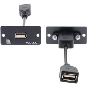 NIEUW KRAMER WU-AA wandplaat Insert - USB (A/A), Meerkleurig., Eén maat, Sterren en strepen