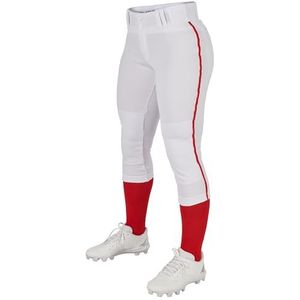 Champro Women's Tournament Low Rise Softball Broek met Side Piping Tournament Traditionele Low Rise Pant w/Braid