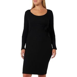Noppies ASA Ultra Soft Nurs Dress Ls Jurk voor dames, Black - P090, 36