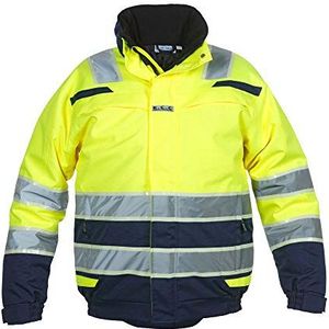 Hydrowear 131005YN-L India Glow In The Dark Pilot Winterjas, Groot, Hi-Vis Geel/Navy