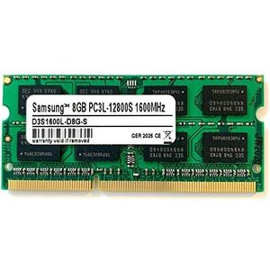 Samsung 3rd 8GB DDR3 1600MHz PC3L 12800S SO Dimm Low Voltage Notebook Laptop Werkgeheugen RAM Geheugen