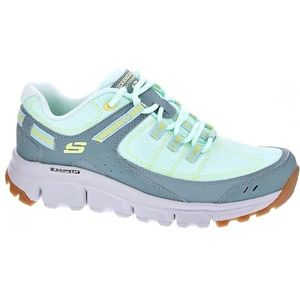 Skechers Women's Summits op Artists Bluff, Sage Synthetische Textiel Trim, 38 EU