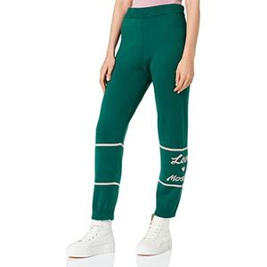 Love Moschino Dames Jog with Italic Logo Jacquard Intarsia On Bottom Casual Pants, groen, 48