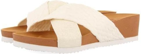 GIOSEPPO GOULDS - Teenslippers - Wit - Biologisch - Gekruiste Bandjes