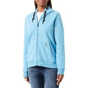 yuka Dames sweatjack 34613743-YU01, ijsblauw, L, ijsblauw, L
