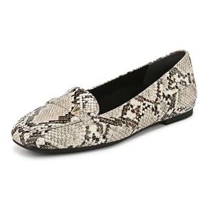 Vionic Hayes Ballerina's voor dames, brede pasvorm, Ivoor Multi Leer, 6 UK Wide