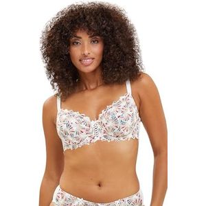 SANS COMPLEXE - BH met beugels van kant - Arum Mosaic - dames - grafische print Aurora - 95C, Print grafische Aurora, 80C