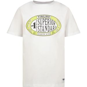 Vingino Boys Hoapy T-shirt Maat 12 van The SO25 Collection, wit, 12 Jaar