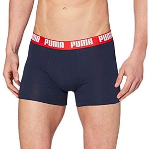 PUMA Herenboxershort ondergoed (set van 5), blauw/rood/zwart, XL