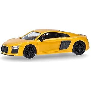 Herpa automodel Audi R8 V10 Plus, schaal 1:87, voor diorama, modelbouw verzamelobject, Made in Germany, kunststof