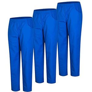MISEMIYA - Set van 3 - Uniformen Medische Scrub Broek Unisex - Ziekenhuis Uniform Broek - Ref.8312, Koningsblauw 21, S