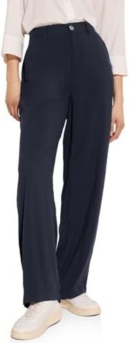 Street One - Blauwe Wide Leg Broek - Dames