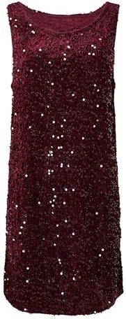 PIECES Jurk 'PCKAM'  wijnrood