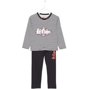 Lee Cooper GLC19021 PYJ Pijama-set, zwart, 4 jaar jongens, zwart., 4 Jaren