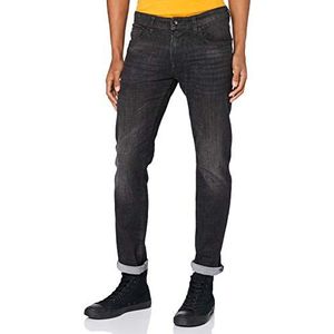 TOM TAILOR Denim Mannen Slim Piers Soft Stretch Jeans 1020743, 10264 - Dark Stone Black Denim, 30W / 34L