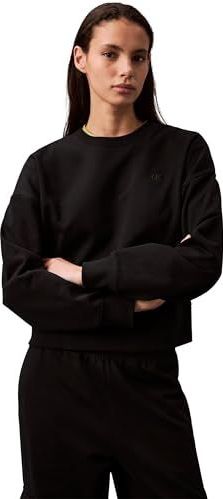 Calvin Klein - Sweatshirt - Zwart - LS ARCHIVE LOGO FRENCH TERRY RLX