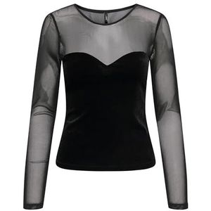 Onlsmooth - Top - Kanten Detail - Lange Mouwen - Regular Fit