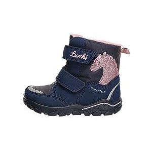 Lurchi Kalea-Sympatex babyschoentjes om te leren lopen, Dark Blue Pink, 26 EU Weit