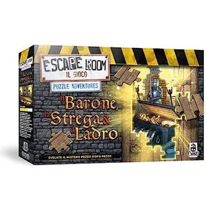 Cranio Creations - Escape Room Puzzel van de Baron, heks en de dief, een nieuw hoofdstuk van de lijn Escape Room Puzzel, Italiaanse taal editie