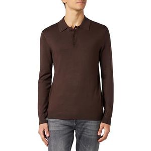 ONLY & SONS Heren Onswyler Life Reg 14 Ls Polo Knit Noos, Hot Fudge, S