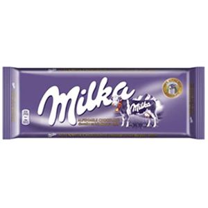 16 x Chocolade Reep Milka Alpenmelk 270 gram