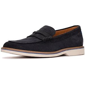 Clarks Atticus Ltslip Slipper voor heren, Navy Suède., 41 EU