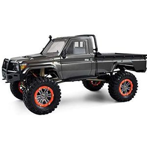 Amewi AMXRock RCX10P (Profi) Brushed 1:10 RC Modelauto, elektrische crawler RtR 2,4 GHz, grijs