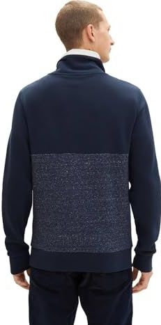 TOM KLEERMAKER herensweatshirt met colorblock-snood