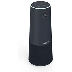 uniarch Conferencing Camera with Build-in Microphone&Speaker, 2K Conferencing Webcam with Noise-Cancellation, All-in-One, 115° Wide-Angle Quad HD Webcam, USB Plug&Play, Speakerphone Meeting System