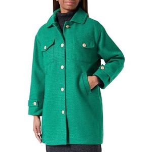 NAEMI Shirtjacket shirt voor dames, groen, M