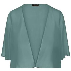 APART Chiffon bolero van semitransparant chiffon, jade, 38